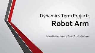 Dynamics Project Final Presentation