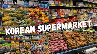 KOREAN SUPERMARKET  Local Korean Mart || Korean Grocery Store ‘ASMR’