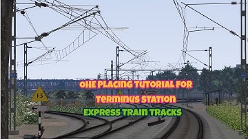OHE Wiring Tutorial for Terminus Station- Part 2 || Turnouts and Crossovers for Express train tracks