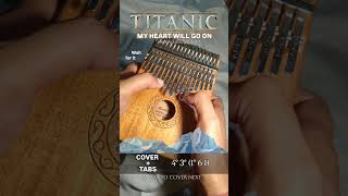 Titanic Music on Kalimba - A Tragic Love Story #shorts