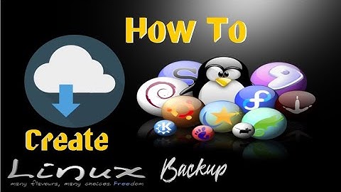 How to create Linux Backup Part 1