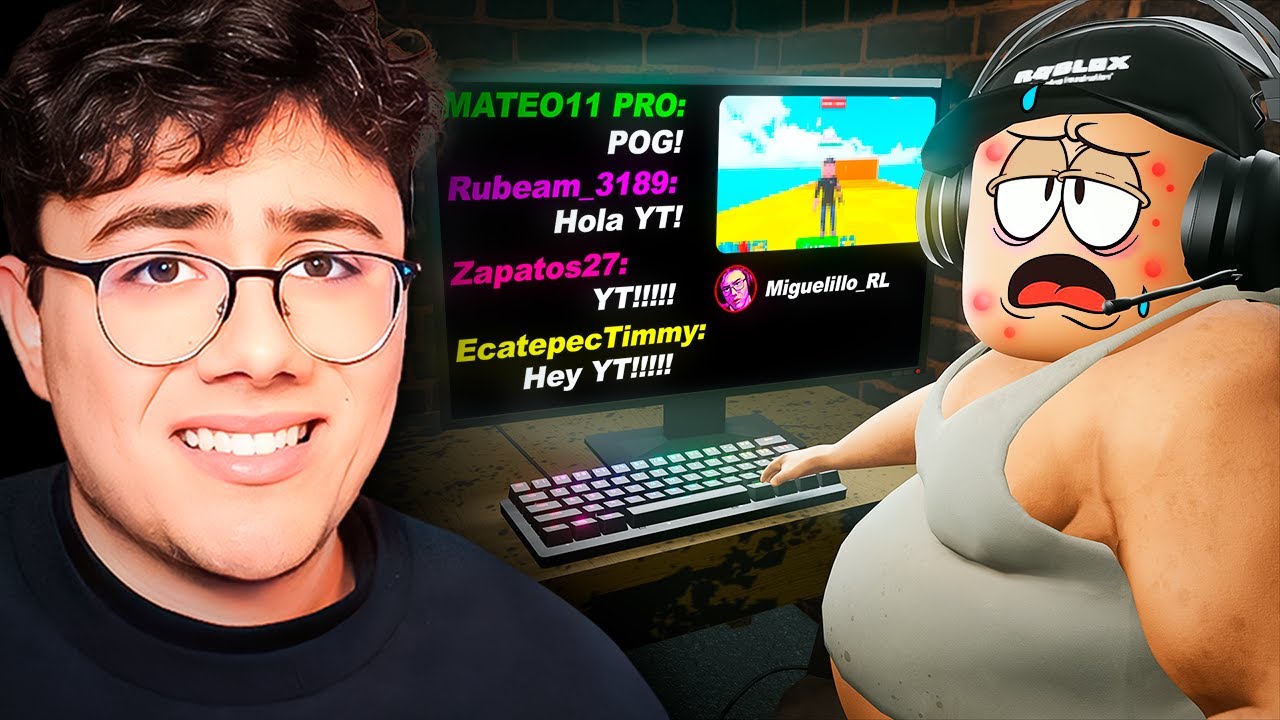 Simulador de ser Streamer en Roblox 🤨🎮