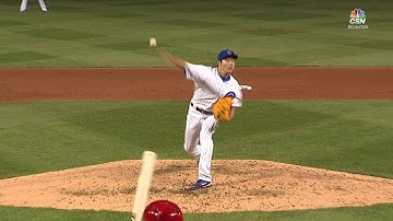 PHI@CHC: Uehara catches Knapp looking