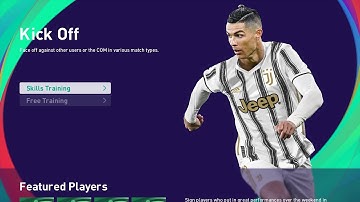 PES 2021 Skill Training - Basic levels tutorial