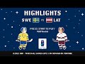 Highlights | Sweden vs. Latvia | 2022 #IIHFWorlds