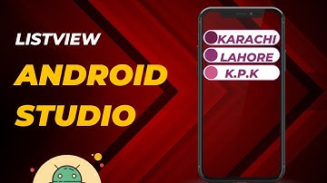 Listview in Android // Android Development Tutorial for Beginners