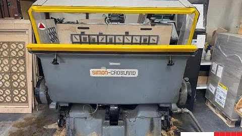 Simon Crosland TWG hand fed platen   cutting & creasing machine for sale   Gab Supplies Ltd # 2010