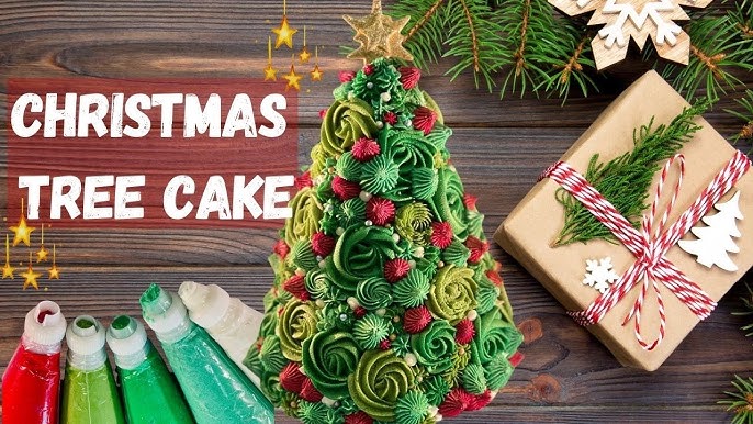 Easy Christmas Tree Cake - Erren's Kitchen