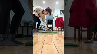 Golf Practice set up, INDOORS and Easy Set Up