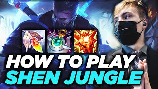 LS | YOUR ADC WILL NEVER DIE! How to Play SHEN JUNGLE