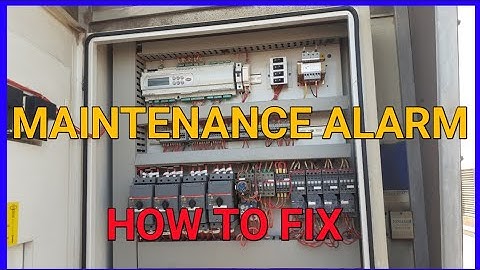 How to fix maintenance alarm #petra package #carel controler #maintenance alarm kaise fix karen