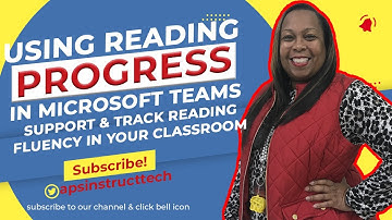 Using The Reading Progress Tool In Microsoft Teams