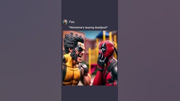 Wolverine is Picking on Deadpool #ai #aiart #chatgpt #memes