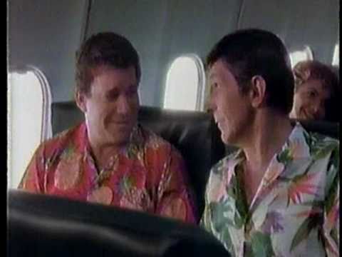 William Shatner & Leonard Nimoy for Western Airlines 1985