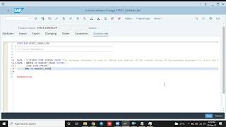 String functions in function module | SAP ABAP | SHEKHAR