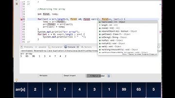 Reverse the elements in array in java
