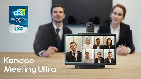 Kandao Meeting Ultra | 360° 4K AI Conference System with Dual Touch Screens
