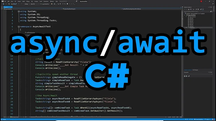 How the Async/Await keywords work in C#