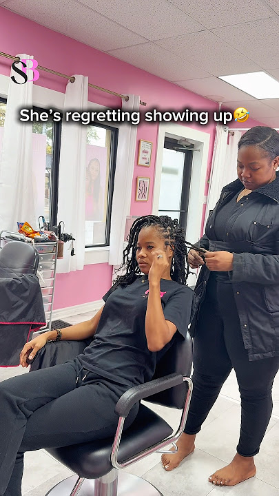 Showed up right on time #youtubeshorts #hairvideos #salonmovie#laughoutloud