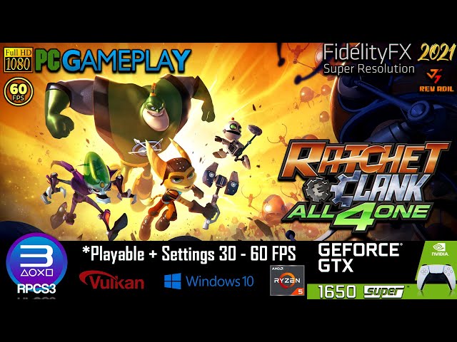 All the Ratchet & Clank PS3 exclusive games can now run on the Playstation 3  emulator, RPCS3