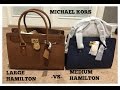 Michael kors Medium vs Large Hamilton