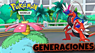 TODAS LAS GENERACIONES POKÉMON del NUEVO JUEGO de MUNDO ABIERTO para MÓVILES