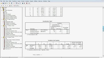 Part 2 logistic regression with spss.avi