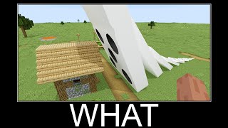 Minecraft wait what meme part 47  realistic domino, sheep, eggs