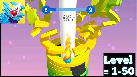 Stack Ball gameplay 🏀 | Level 1-50 | 3D games | Android games | Android Gamez