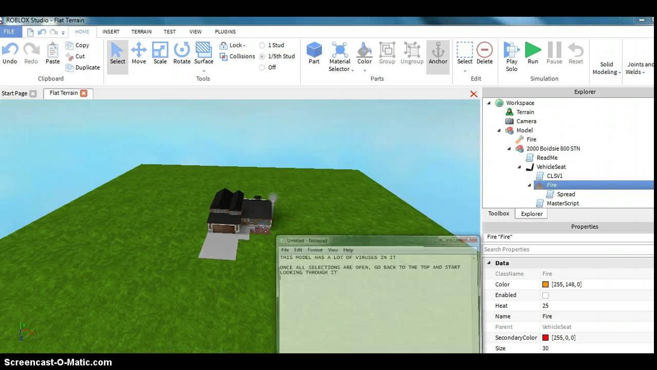 How To Remove Virus From Free Model In Roblox Youtube - roblox studio viruses