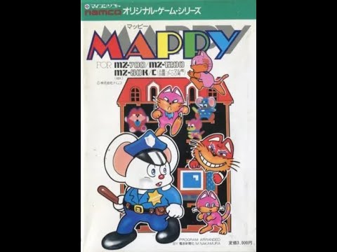 Mappy/マッピー (Sharp Mz-700, 1984, Namco.Ltd/Dempa