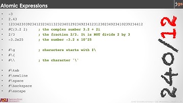 SER240 | Summary of Programming Languages | Programming with LISP