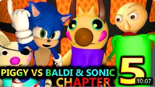 Piggy vs Baldi Sonic Roblox Animation Challenge Chapter 5 (official) Granny Minecraft Game