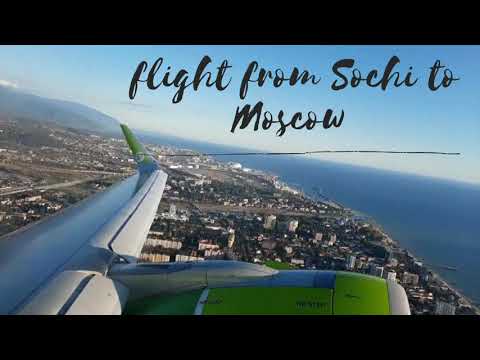 Video: How long is the flight from Sochi to Moscow?