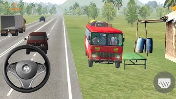 Indian Bus Simulator 3d Gameplay // Indian Sleeper Bus simulator gameplay // Android gameplay 