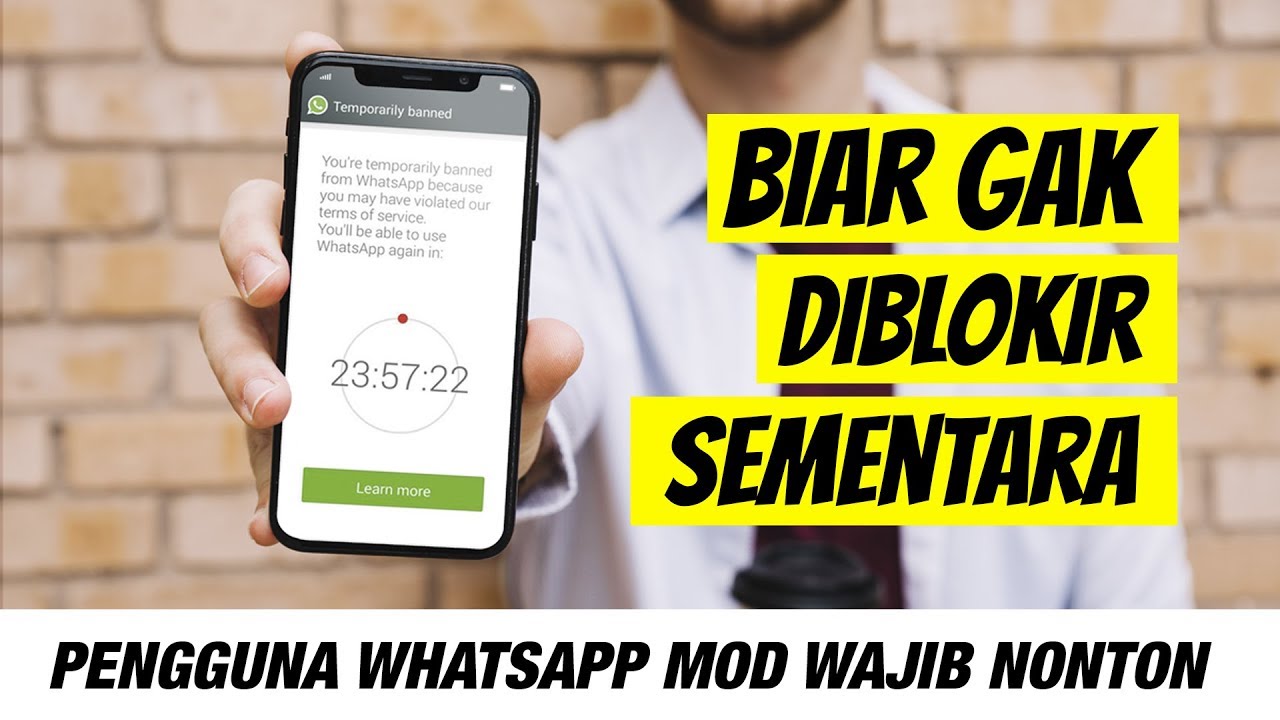 Cara Mengatasi Whatsapp yang Diblokir Sementara - Whatsapp Plus & GB