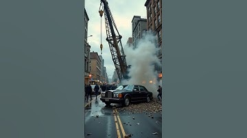 OLD ROLLS ROYCE CAR CRASH | OLD ROLLS ROYCE REALISTIC AI CRASH VIDEO #ytshorts #premium #rollsroyce