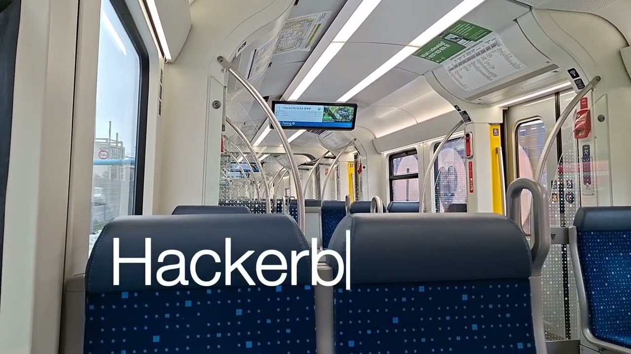 Riding the Munich S-Bahn (2x ET423 and ET425) a few days before the end of 2025 