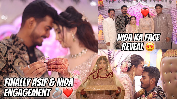 Finally Asif & Nida Engagement 💍❤️ | Nida Ka Face Reveal Hogaya 😍 | Mai Hogayi Emotional 🥹 | Engaged