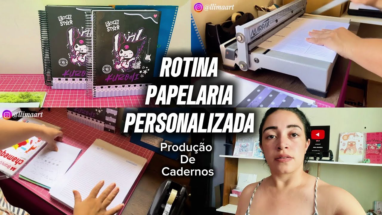 ROTINA: PAPELARIA PERSONALIZADA 