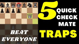 Beat Everyone With These 5 Quick Checkmate Traps