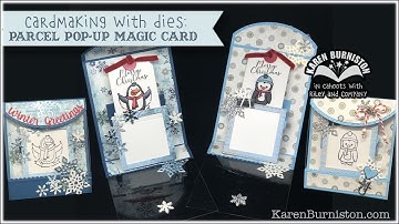 Cardmaking with Dies: Parcel Pop Up Magic Card