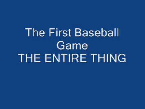 The Entire First Baseball Game Skit