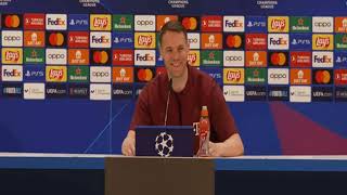 Manuel Neuer Pre Match Press Conference Real Madrid vs Bayern Munich