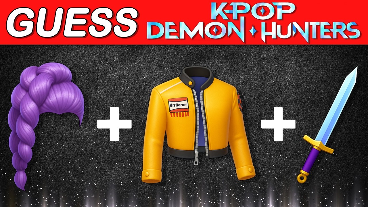 Guess the KPOP Demon Hunters Character from Emoji Quiz 😈🗡️ Can You Get Them All? | Quiz DingDong