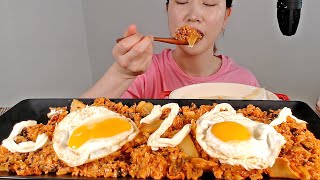 매운 김치볶음밥 날치알 듬뿍 넣고 먹방MUKBANG/Kimchi Fried Rice