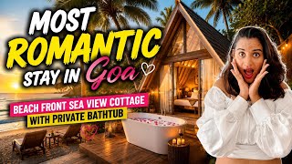 Most Romantic Stay in Goa ❤️ Beachfront Bathtub Stay | The Rose Goa