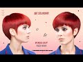 pixie cut red hair