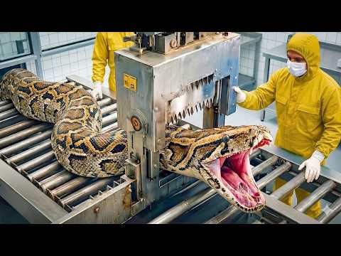 Modern Technology: From Python Farms to Million-Dollar Luxury Jackets (Full Process)
