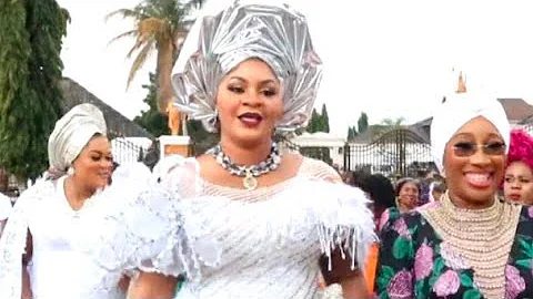 See How Olori Tobi Celebrate Queen Ashley's Son With Ooni Of Ife And Other Oloris In The Palace